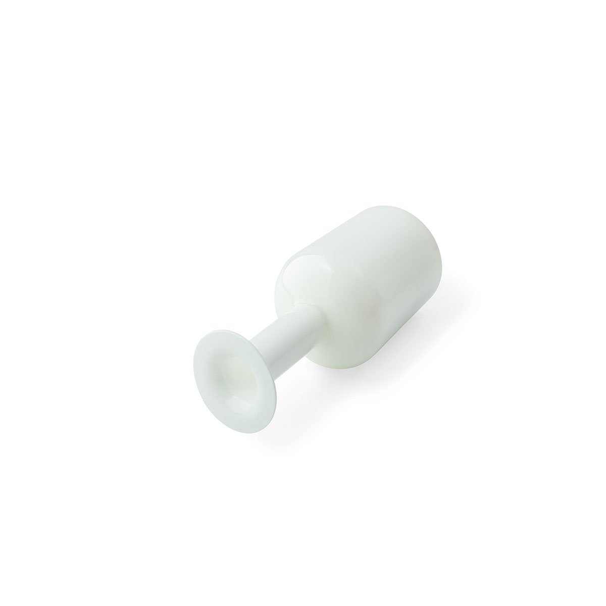White Holmgaard Cased Glass Gulvase Eleish Van Breems Home
