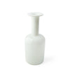 White Holmgaard Cased Glass Gulvase Large Eleish Van Breems Home
