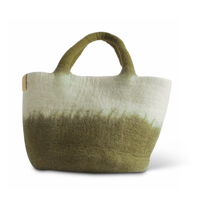 Wool Bag Olive Eleish Van Breems Home