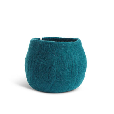 Wool Flower Pot Large Arctic Blue Eleish Van Breems Home