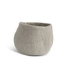 Wool Flower Pot Large Grey Eleish Van Breems Home