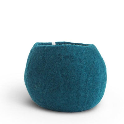 Wool Flower Pot Medium Arctic Blue Eleish Van Breems Home