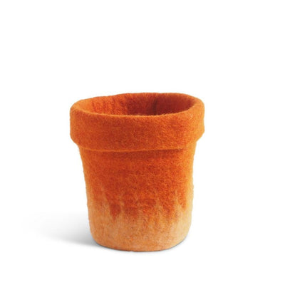 Wool Flower Pot Medium Sienna Eleish Van Breems Home