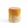 Wool Jar with Cork Lid Mustard Eleish Van Breems Home