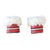 Wool Wrist Warmers Red White Stripe Band Eleish Van Breems Home